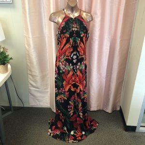 Ted Baker Halter Neck Floral Dress